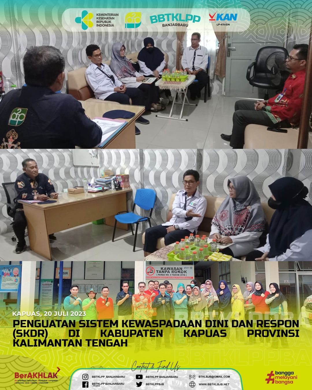 Penguatan Sistem Kewaspadaan Dini dan Respon (SKDR) di Kabupaten Kapuas Provinsi Kalimantan Tengah