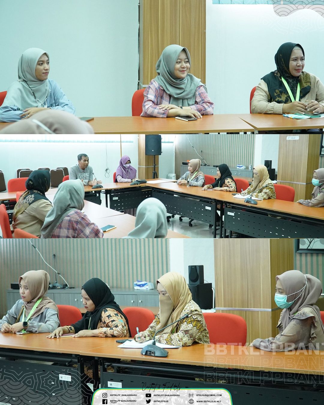 Pelepasan Pegawai DLH Palangkaraya & UPTD Labkesda Kab. Tanah Bumbu Magang di Laboratorium BBTKLPP BANJARBARU