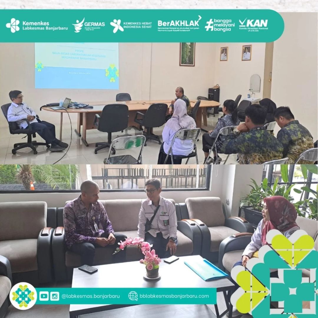 Sosialisasi dan Pemasaran kepada pelanggan potensial di wilayah layanan Balai Besar Labkesmas Banjarbaru di Kot